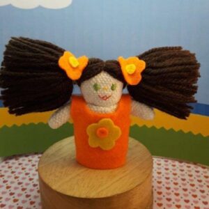 muñeca carolina Chocolate para dedo - Mundo Carolinas