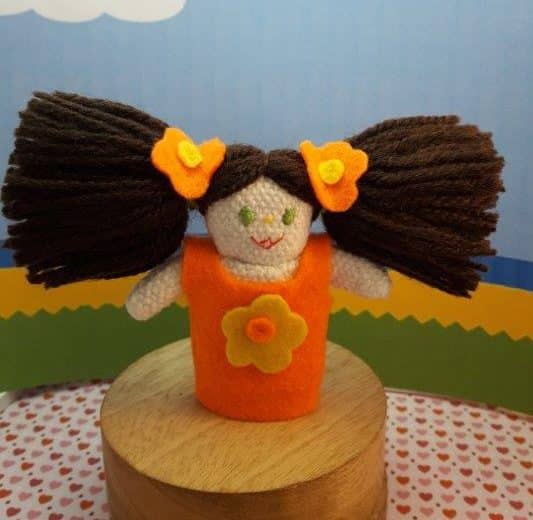 muñeca carolina Chocolate para dedo - Mundo Carolinas