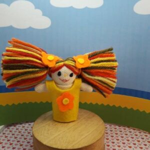 muñeca carolina pelirroja para dedo - Mundo Carolinas